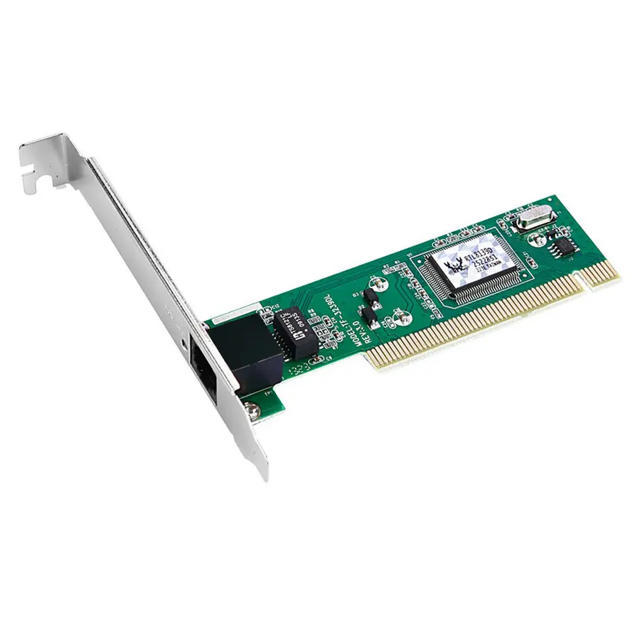 KONIG CMP-NWCARD10 ETHERNET NETWORK PCI CARD SCHEDA ESPANSIONE REALTEK 8139D PC 