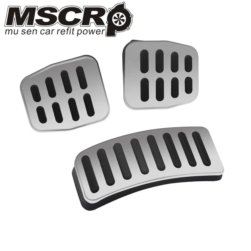 

Manual car Stainless Car pedal Cover for POLO / New Lavida / New Bora/Skoda Fabia Accelerator Brake pedals Pads