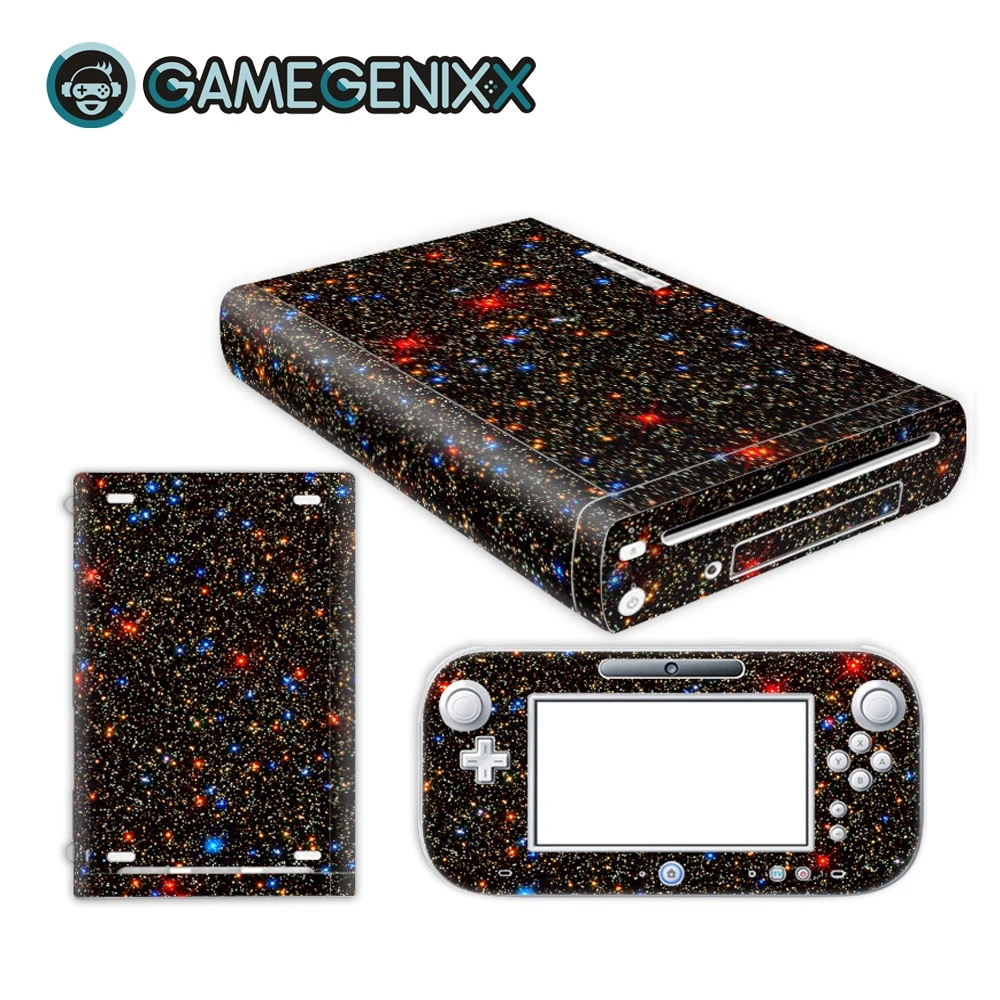 GAMEGENIXX наклейка на кожу виниловая наклейка защитный чехол Полный Набор для Nintendo WiiU-звездное небо