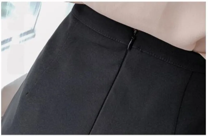 Корейские Ulzzang офисные женские мини-юбки трапециевидной формы с высокой талией, Женская однотонная посылка на шнуровке, осенние женские юбки выше колена