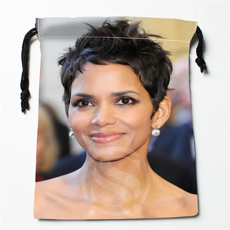 J w16 New Halle Berry 01 Custom Printed receive Bag Compression Type drawstring bags size 18X22cm