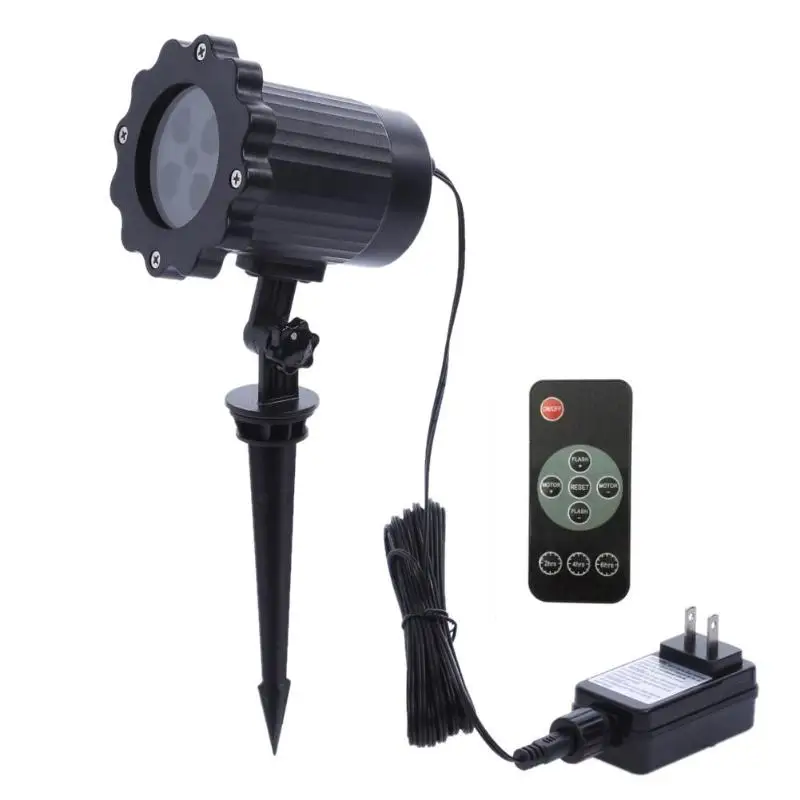 

12 Patterns Waterproof Outdoor Christmas Remote Control Landscape Laser Projector Light Spotlight Garden Yard Decoration E5M1