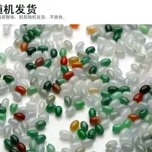 50 шт. burma три маленькие бусинки природных грузовой jade лед восковой ока разбросаны бисер DIY Ювелирные изделия с бисером sub