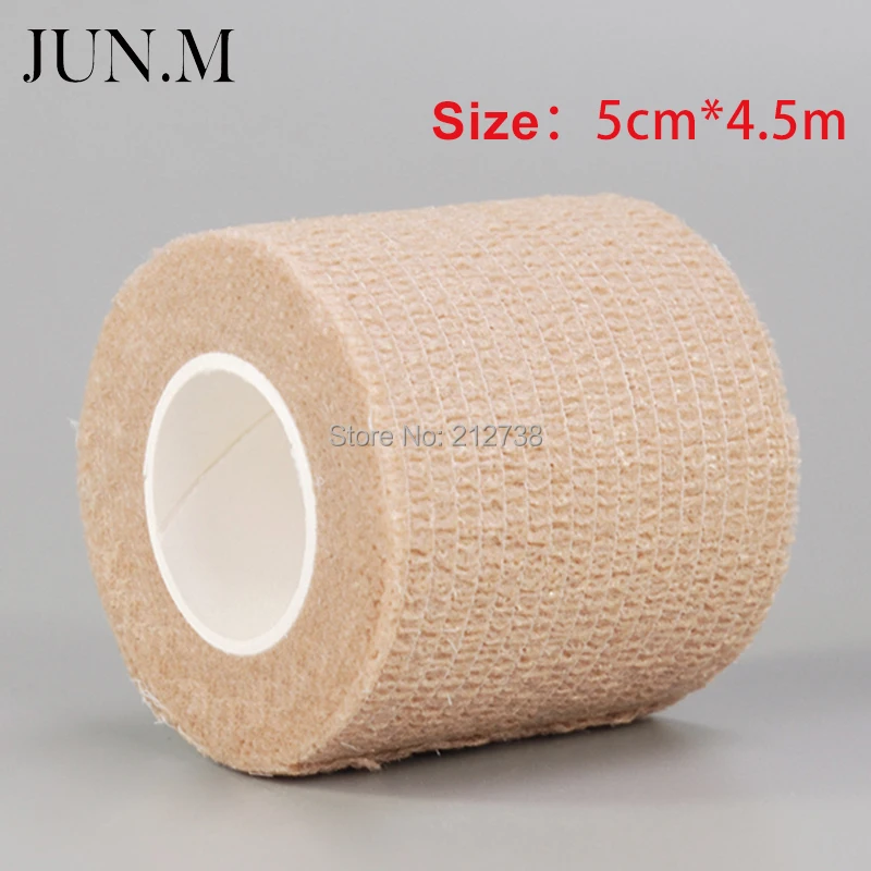 

Free Shipping 5pcs Disposable Self-adhesive Elastic Bandage for Handle Grip Tube Tattoo Accessories Mix Color