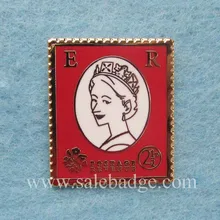 Пользовательские Почтовые Твердые эмалированные значки металлические женские значки коллекции