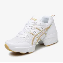 Новое поступление; Танцевальная обувь; женская обувь; спортивная дышащая обувь на платформе; женская обувь для танцев; zapatos mujer