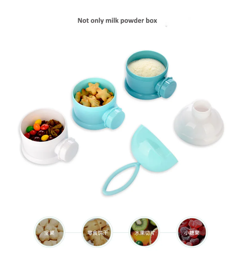 Milk Formula Powder Box Portable baby food storage container PP food-grade safe material 13