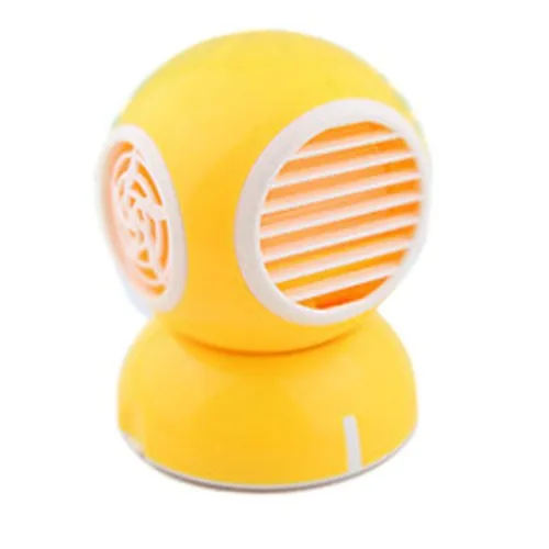 Переносной мини-вентилятор желтый ароматизатор духов мини Usb Bladeless Fan 11,5x13 см