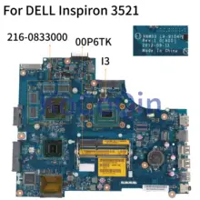 KoCoQin ноутбук материнская плата для Dell Inspiron 15R 3521 5521 I3-3217U материнская плата CN-00P6TK 00P6TK SR0XF VAW00 LA-9104P 216-0833000