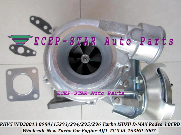 RHV5 VFD30013 VDD30013 VBD30013 8980115293 8980115295 Turbo Turbocharger For ISUZU D-MAX Rodeo 3.0 CRD 2007- 4JJ1-TC 3.0L 163HP (8)