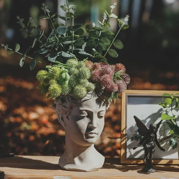 Garden Decoration Courtyard Nordic Creative Goddess Venus Garden Park Landscape Outdoor Landscape Art Portrait Cement Sculpture cement garden