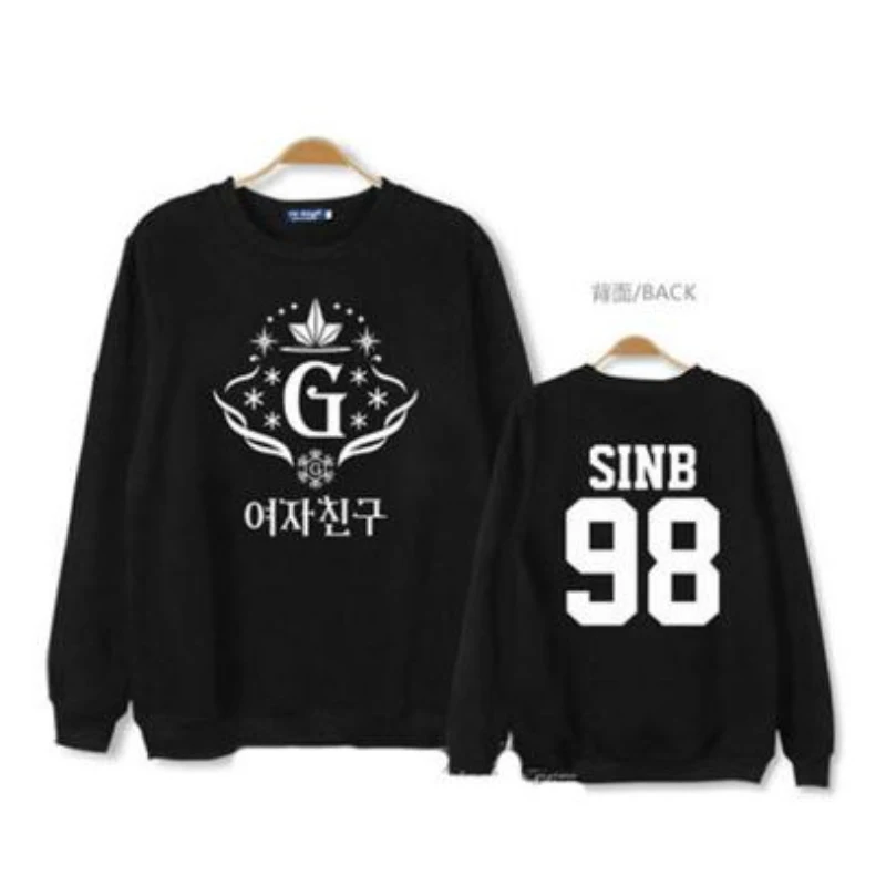 Mainlead KPOP GFRIEND snowwear 3-й альбом SINB UM JI Unsiex пуловер с капюшоном | Женская одежда