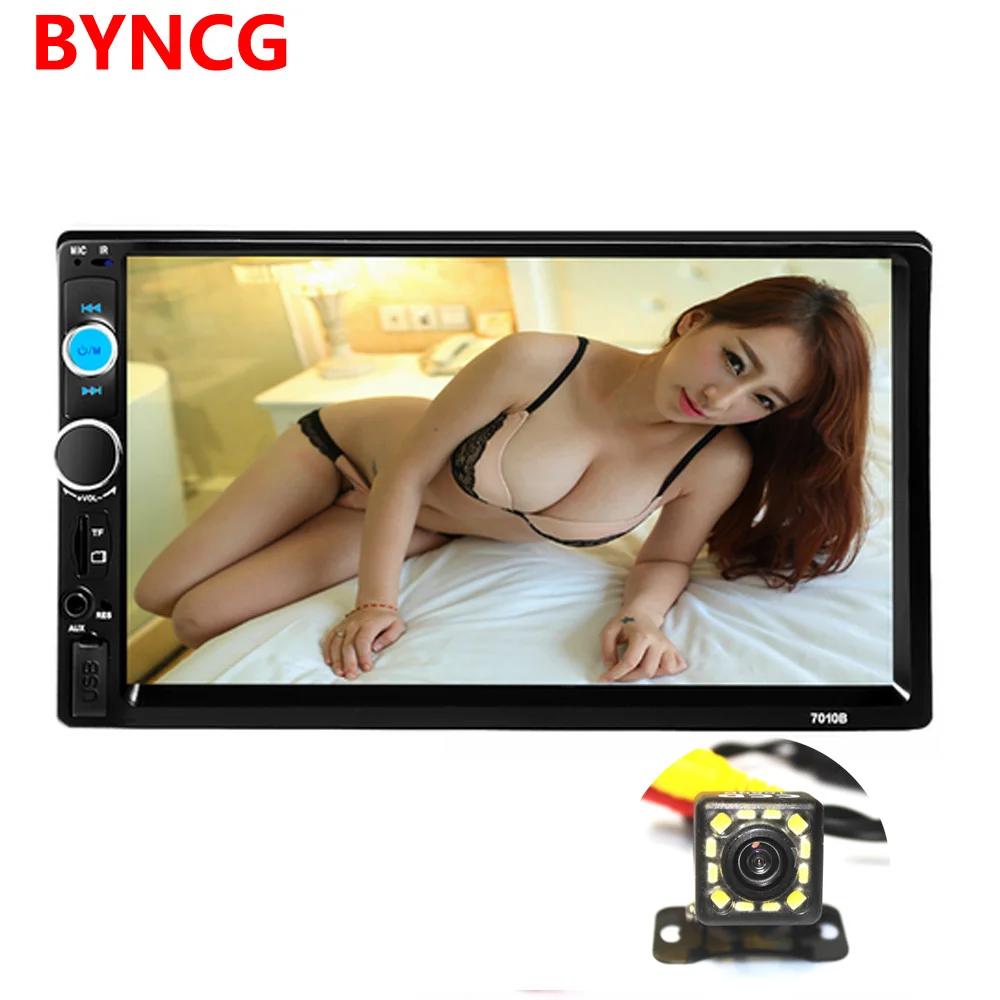 Autoradio 2Din Car Radio Double Din Car MP5 Player Touch Screen Panel Autoradio Player 7010B Support FM/MP5/USB/AUX/Bluetooth