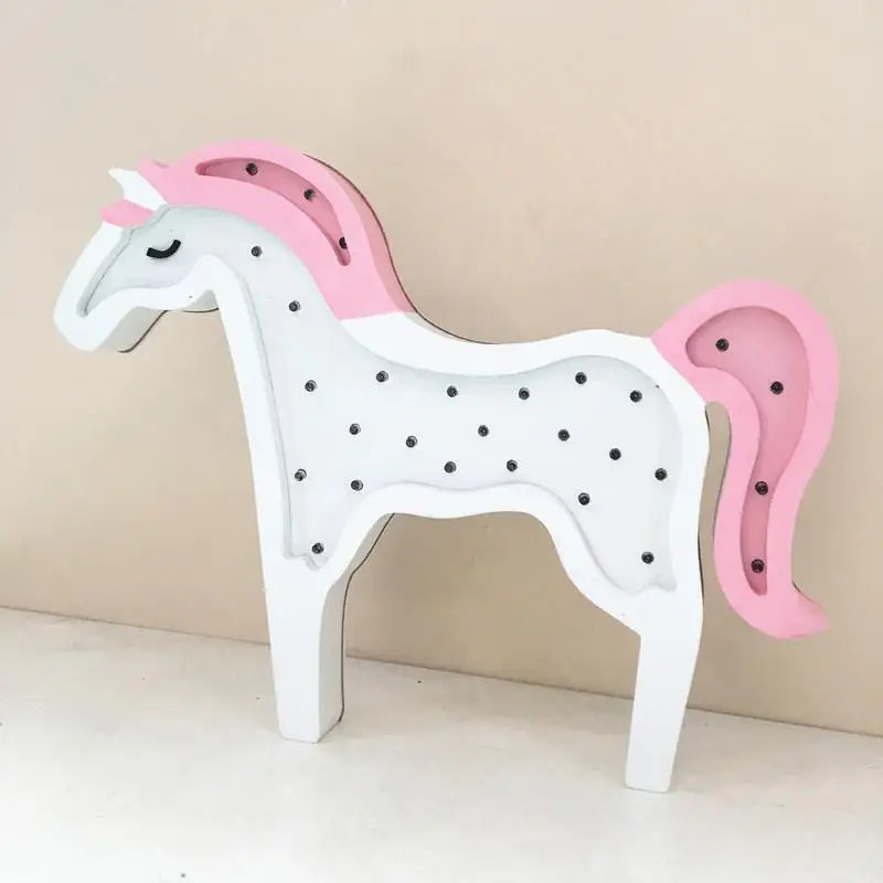 

Horse children Christmas lamp gift Luminarias De Interior Wall Lights For Home Loft Led Sconce Indoor Wall Lamps