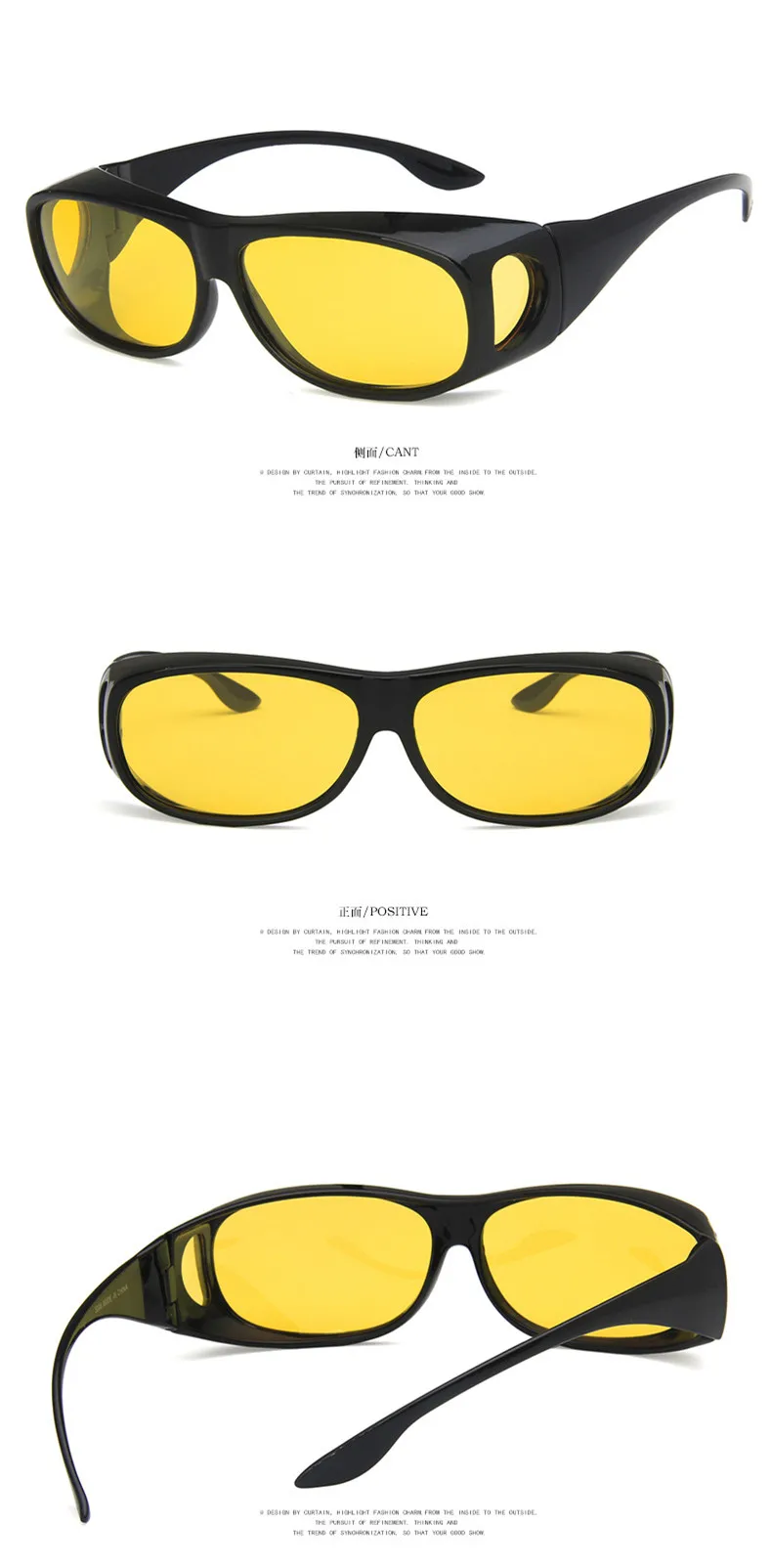 Очки для рыбалки, PC TAC, поляризованные солнцезащитные очки OTG, негабаритные оттенки, близорукость, солнцезащитные очки для вождения