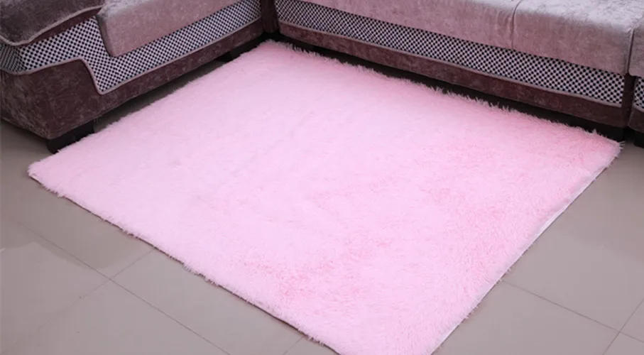 Baby Pink Area Rugs Sevenstonesinc Light Pink 120x160cm Anti Skid Soft Fluffy Gy Area Rug Dining