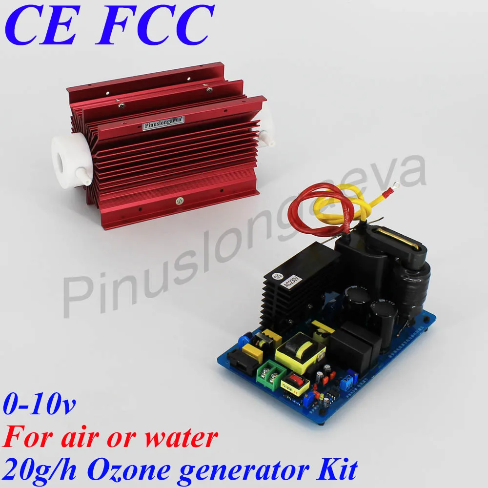 Pinuslongaeva 20 Гц/ч 20 грамм подключения ПЛК или контроллер orp 4-20mA 0-10 в 0-5 в Регулируемый озоновый генератор комплект озоновая сауна спа - Цвет: 20G 0-10v