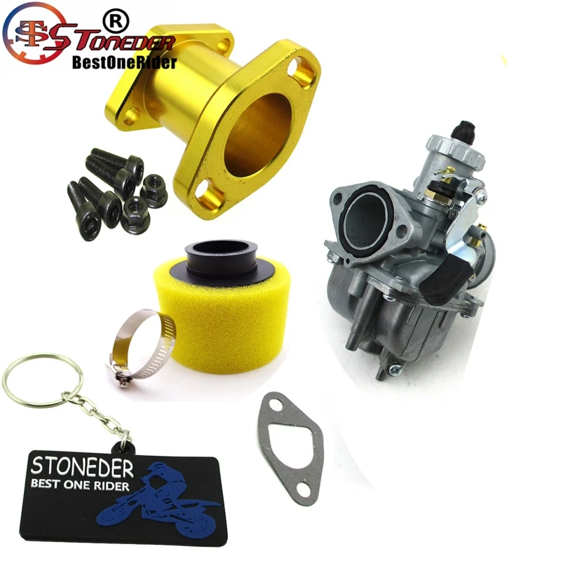 STONEDER Racing Performance Carburetor Carb Mainfold Air Filter M6