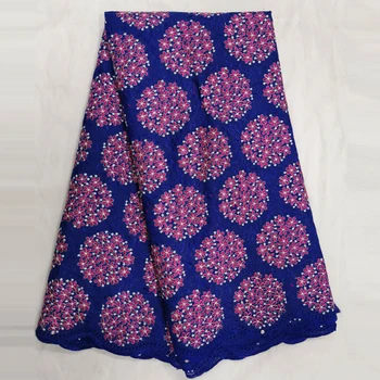 

2019 New design hot sale Nigerian lace fabric,Fashion African Kano cotton swiss voile lace in switzerland high quality