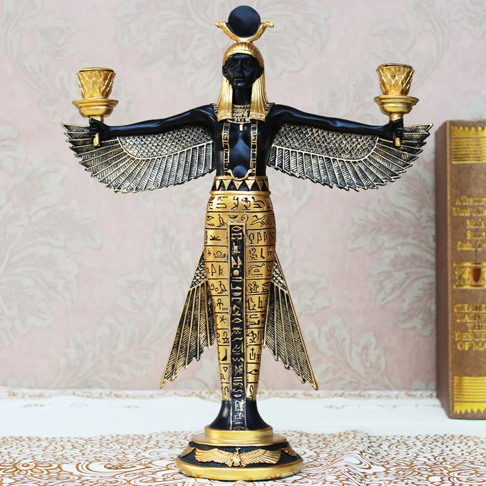 Egyptian classical candle holder candlestick vintage bar ornaments