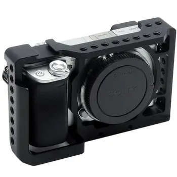 

Yiwa Camera Cage Stabilizer for Sony A6400/ A6000/ A6300/ A6500 DSLR Cage Mount Microphone Monitor