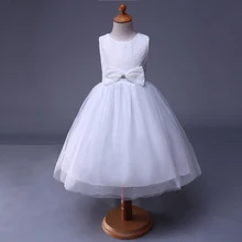 Красивые Платья с цветочным узором для девочек; распродажа; Простые Белые Платья с цветочным узором для девочек; Одежда для девочек; GD40814-4