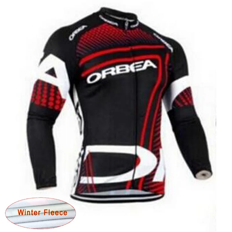 Джерси ciclismo Orbea Pro Invierno Polar manga larga ropa MTB Китай baratos hombres camisa|Майки для велоспорта| |
