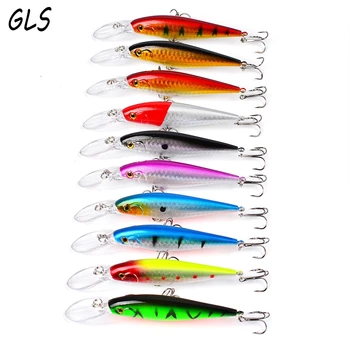 

10pcs 3D Eye Fishing Lure Lifelike Lure fishing bait fishing bionic bait 115mm/10.5 grams Fishing bait