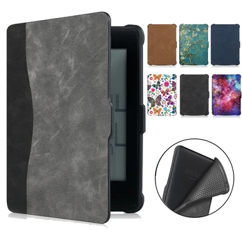 

Soft TPU Case for Amazon Kindle Paperwhite 2018 PU Leather Smart Case for Funda Kindle Paperwhite 2018 Case Wake Sleep Function