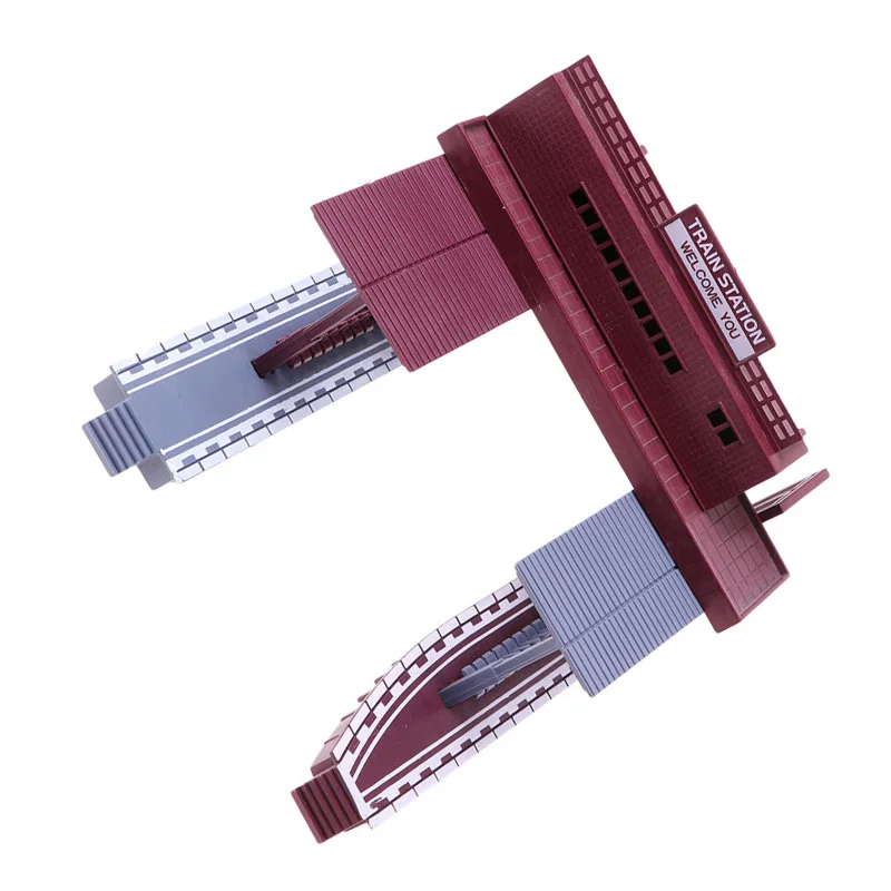 

Plastic Scale Buildings Gauge Model Train Railway Layout Shelter Station Part