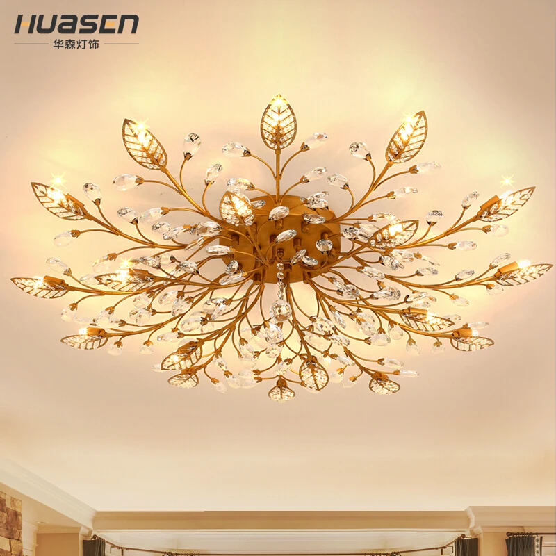 Us 101 57 42 Off Modern K9 Crystal Led Flush Mount Ceiling Chandelier Lights Fixture Gold Black Home Lamps For Living Room Bedroom Kitchen In Us 101 57 42 Off Modern K9 Crystal Led Flush Mount Ceiling Chandelier Lights Fixture Gold Black Home Lamps For Living Room Bedroom Kitchen In