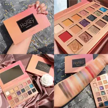 Makeup Eyeshadow Palette 18 Colors Make up Palette Shimmer Matte Glitter Sunset Eyeshadow Pigmented Smoky Eye Shadow Pallete miss rose eye makeup palette 65 colors matte shimmer eyeshadow set smoky make up nude eye shadow cosmetic kits with brush