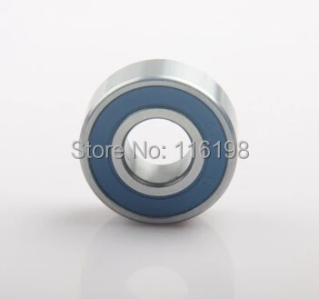 Black 6x10x3 mm MR106-2RS Metal Rubber Sealed Ball Bearing MR106RS 50 PCS