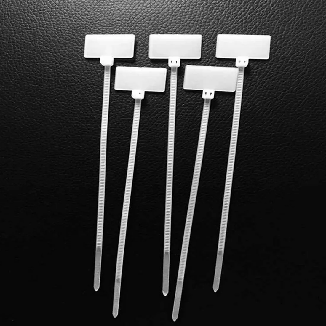 New 100Pcs Zip Ties Write Wire Power Cable Label Mark Tag Nylon Self