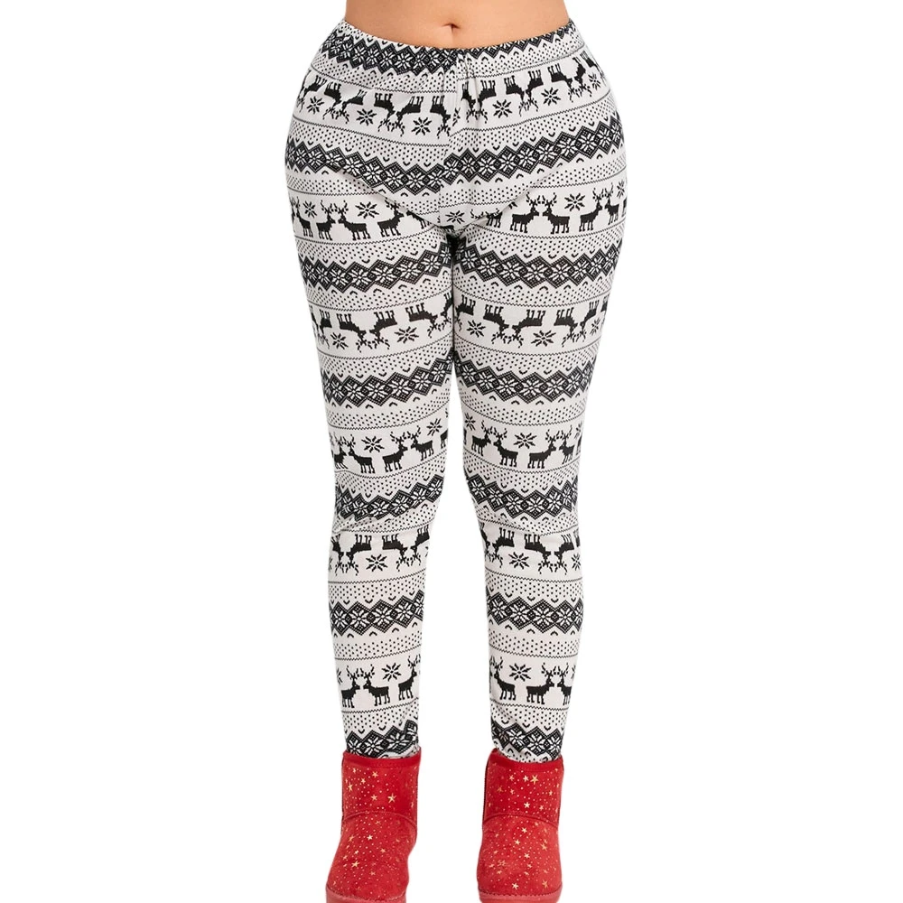 2018 New Warm Fashion Women Sports Pants  Mid Waist Cobweb Print Elastic Sports Pants Trousers  Plus Size  Autumn Tops  18OCT15