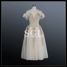 Велюровые балетные пачки длинные юбки для взрослых бежевые шифоновые юбочные танцевальные костюмы костюм феи для взрослых романтическая пачка для шоу AT1175