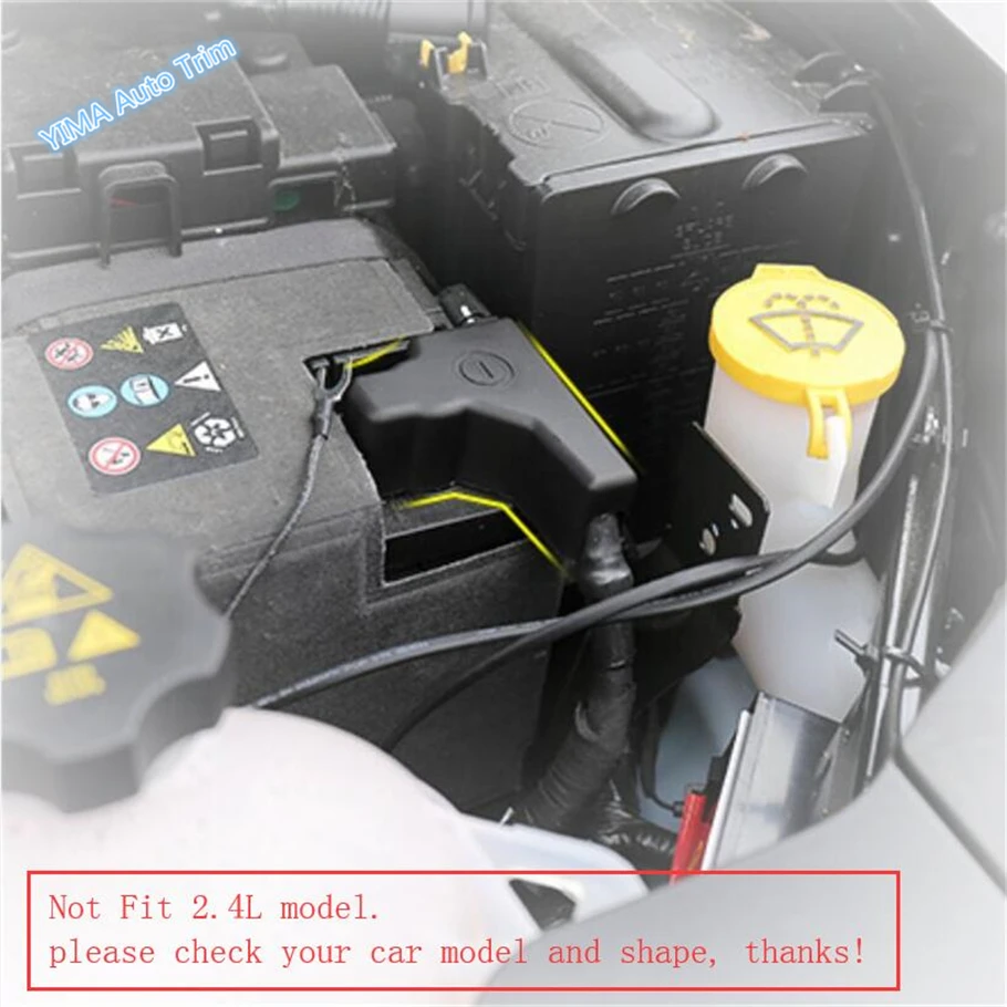 

Lapetus Plastic Engine Battery Anode Negative Electrode Protection Cover Trim Fit For Jeep Compass 2017 2018 2019 Accessories