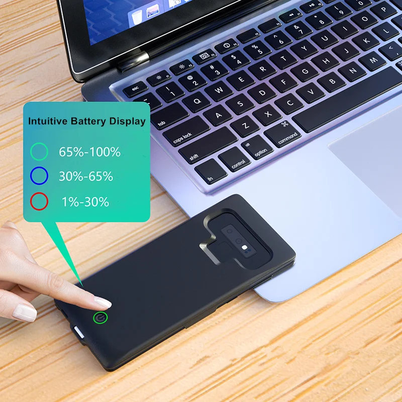 Чехол-аккумулятор для samsung Galaxy Note 9, 7000 мА/ч, умное зарядное устройство, внешний аккумулятор для samsung Note 9, чехол-батарея Note 9