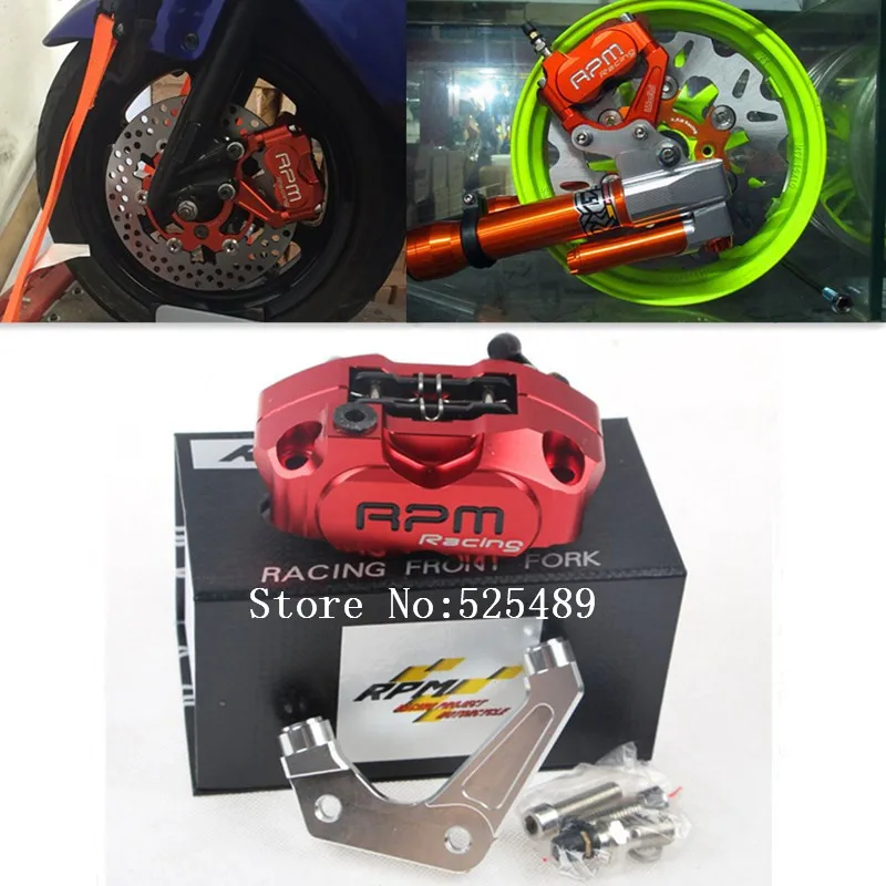 

RPM CNC Motorcycle Scooter Brake Caliper+200mm/220mm Disc Brake Pump Adapter Bracket For Yamaha Aerox Nitro BWS 100 JOG 50 rr