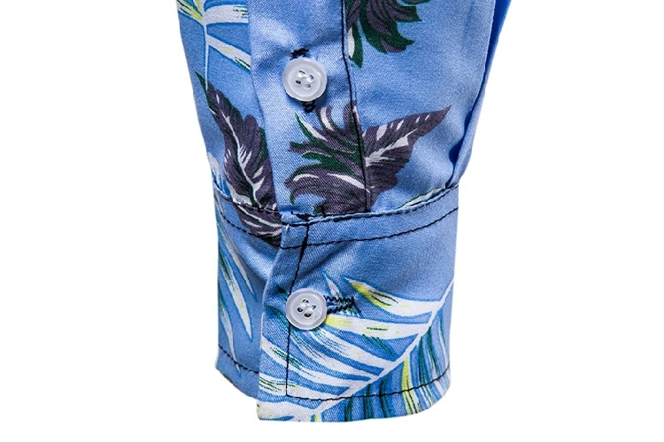 Clothing2019 модные мужские рубашки льняное платье рубашки Slim Fit отложным Для мужчин рубашка с длинными рукавами Мужская гавайская рубашка