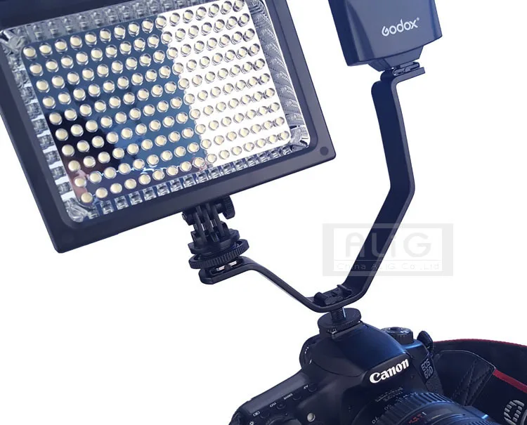  DSLR Camera flash stand hot shoe adapter microphone / videl light tripod mount holder (V) metal pho