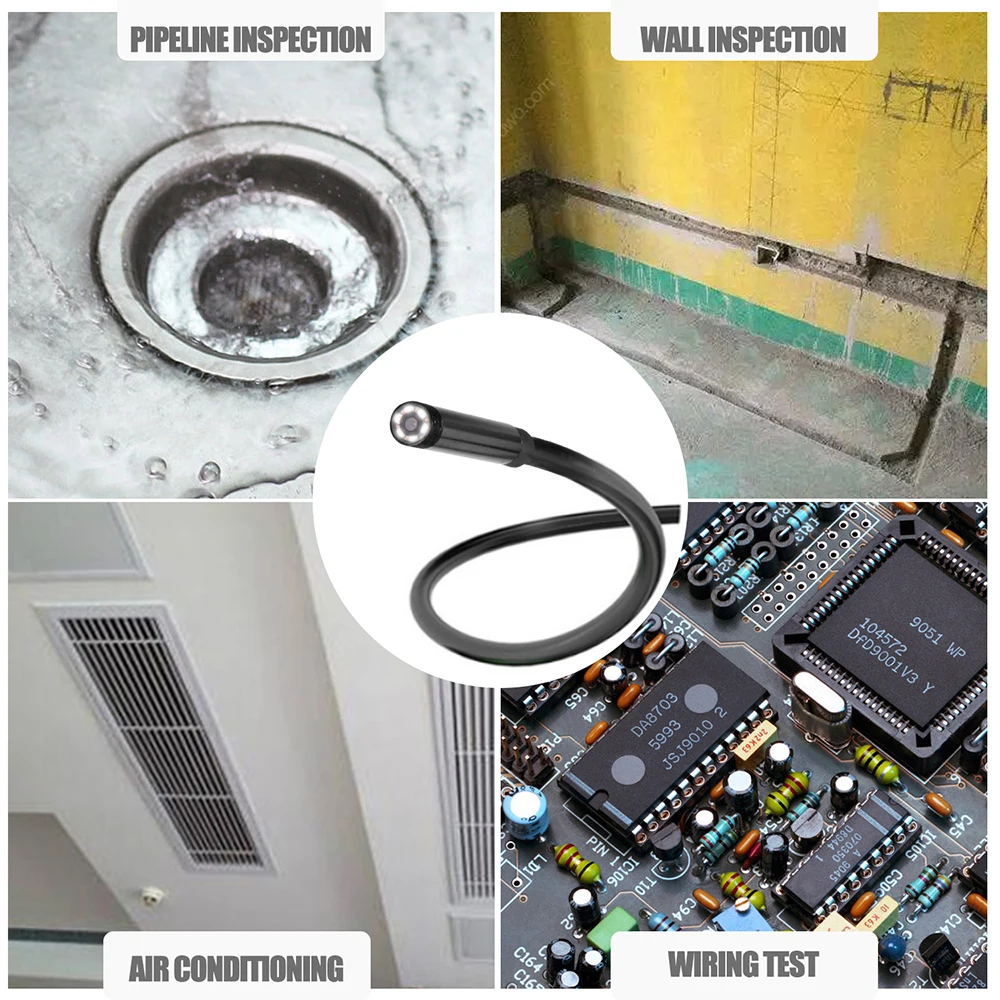 Camera Endoscope Borescope YPC99 Wifi 8mm 5M Mini USB Waterproof for