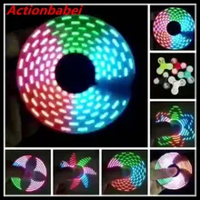 Actionbabei 18 Changings светодиодный Радужный светящийся Спиннер три антистресс на каждый день Игрушка фокус СДВГ сладкий