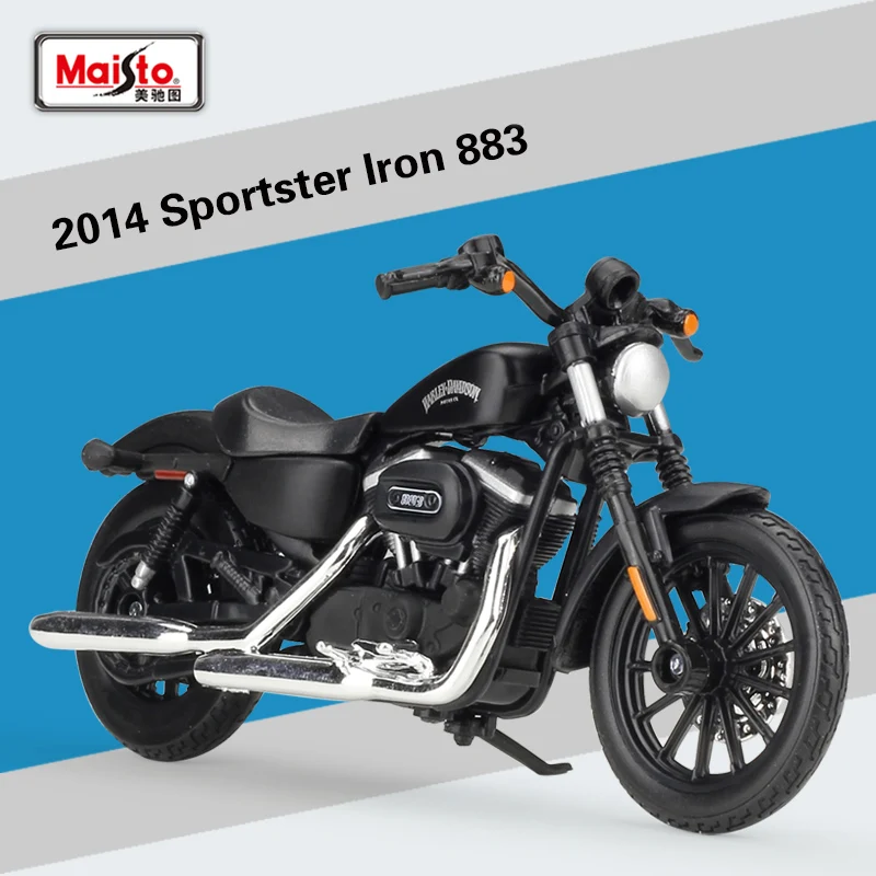 Maisto 1:18 Масштаб 2014 Sportster гладить 883 сплав литая модель мотоцикла для детей игрушки