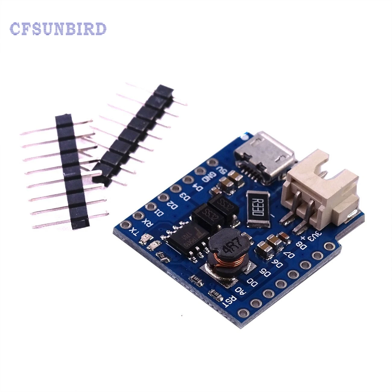 

CFsunbird 10pcs Battery Shield For WeMos D1 mini single lithium battery Charging & Boost