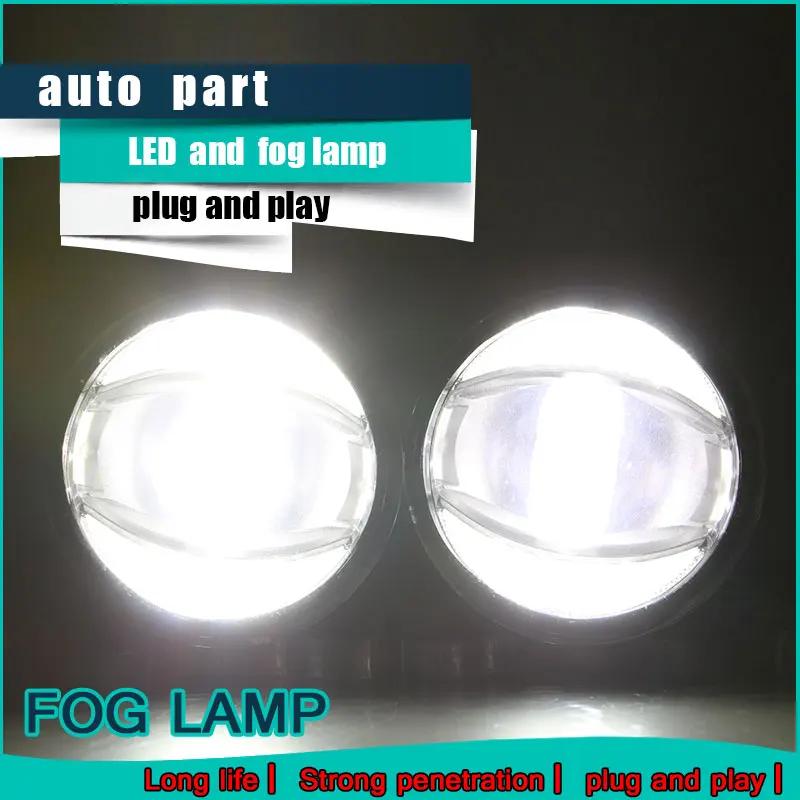 

Car Styling Daytime Running Light for Citroen C3-XR LED Fog Light Auto Angel Eye Fog Lamp LED DRL High&Low Beam Fast Shipping