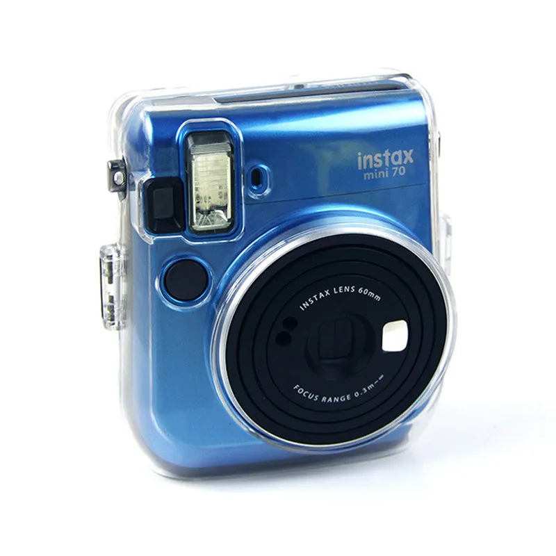 Прозрачный кристально прозрачный защитный жесткий чехол из ПВХ для Fujifilm Instax Mini 70