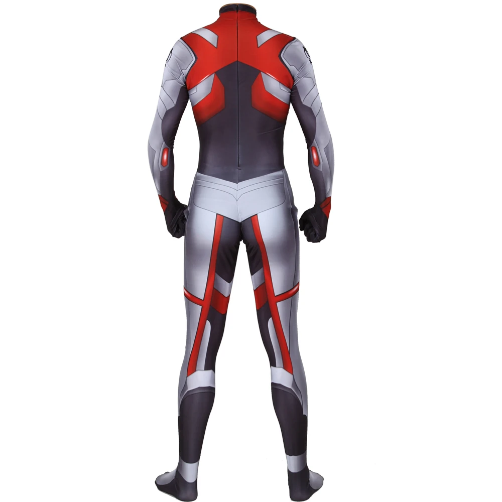 Мстители эндгейм квантовое царство косплей костюм Капитан Америка Супергерой Марвел Капитан зентай комбинезоны костюм