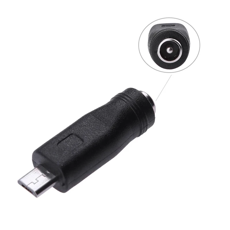 DC 5 5*2 1 мм гнездо к Micro USB папа конвертер питания разъем M/F зарядное устройство
