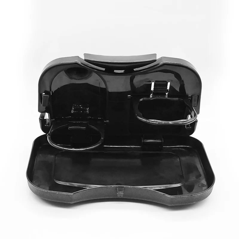 Складной автомобилей Назад Таблица сиденья пластиковый питьевой стойка для еды Подставка-лоток настольные подставки 88 XR657 - Цвет: black